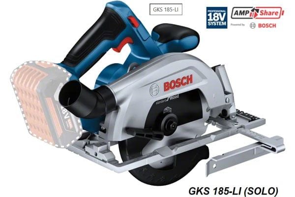  Máy cưa đĩa dùng pin 18V Bosch GKS 185-LI (SOLO) 