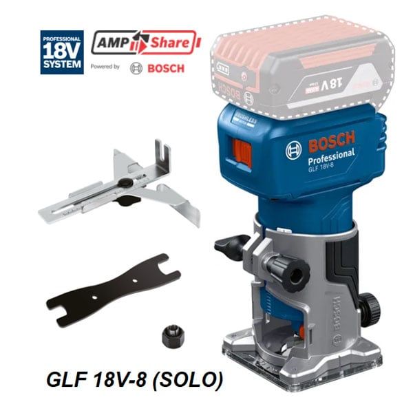  Máy phay dùng pin 18V Bosch GLF 18V-8 (SOLO) 