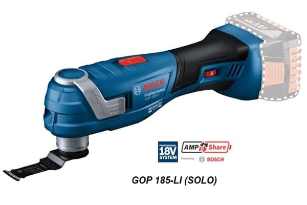 Máy cắt đa năng dùng pin 18V Bosch GOP 185-LI (SOLO) 