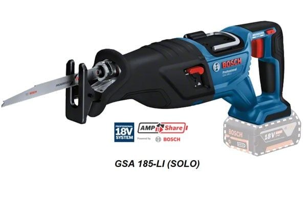  Máy cưa kiếm dùng pin 18V Bosch GSA 185-LI (SOLO) 