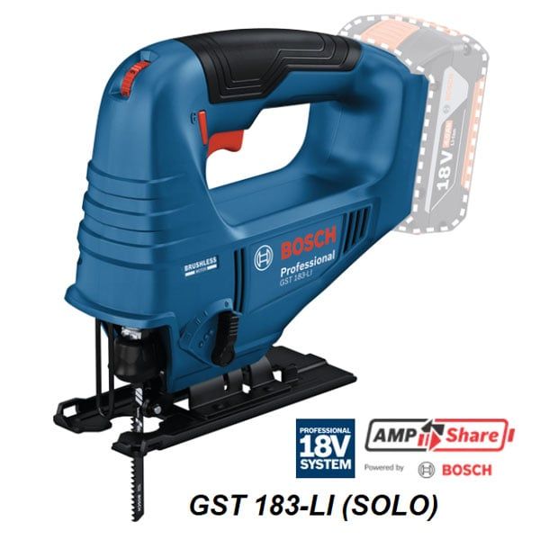  Máy cưa lọng dùng pin 18V Bosch GST 183-LI (SOLO) 