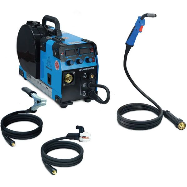  Máy hàn MIG không dùng khí 3 chức năng Hồng Ký Eco HKMIG200Z 