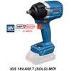 Máy siết bu lông công nghiệp dùng pin 18V Bosch IDS 18V-650 T (SOLO) MỚI
