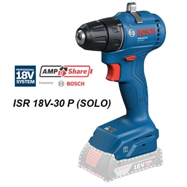 Máy vặn vít công nghiệp dùng pin 18V Bosch ISR 18V-30 P (SOLO) 