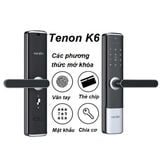  Khóa cửa vân tay Tenon K6 Thông minh - Kết nối App Tuya Bluetooth 