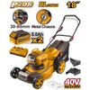 Máy Cắt Cỏ Dạng Xe Đẩy Dùng Pin INGCO LMLI20186 20Vx2 460mm (Kèm 2 Pin 5.0Ah và 1 Sạc Đôi)