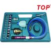 Bộ Máy Mài Đầu Trụ Dùng Khí Nén TOP PA-230K 3mm 58.000 Vòng/Phút 1/4" Kèm 10 đá mài