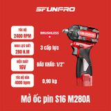  Máy vặn bu lông dùng pin 16V SFUNPRO S16 M280A 