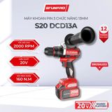  Máy khoan búa dùng pin 20V SFUNPRO S20 DCD13A 