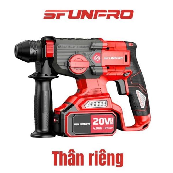  Máy khoan bê tông dùng pin 20V SFUNPRO S20 DCD26A SOLO 