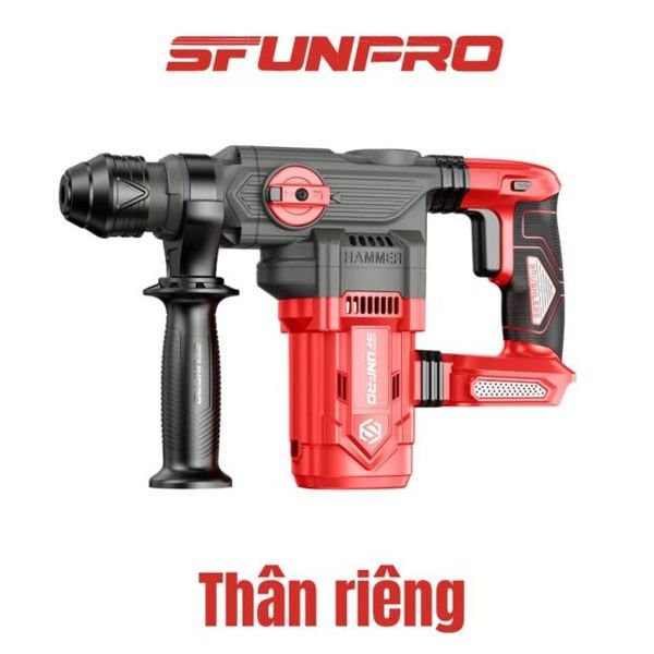  Máy khoan bê tông dùng pin 20V SFUNPRO S20 DCD30A SOLO 