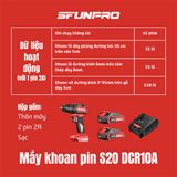  Máy khoan búa dùng pin 20V SFUNPRO S20 DCR10A 