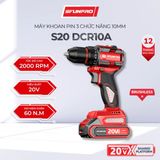  Máy khoan búa dùng pin 20V SFUNPRO S20 DCR10A 