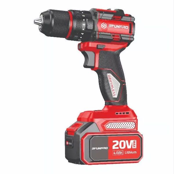 Máy Khoan Động Lực Dùng Pin SFUNPRO S20 DCR13A-4.0 20V 60Nm 13mm (Kèm 2 Pin 4.0Ah và Sạc) 