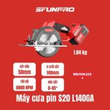  Máy cưa đĩa dùng pin 20V SFUNPRO S20 L150GA 