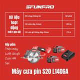  Máy cưa đĩa dùng pin 20V SFUNPRO S20 L150GA 