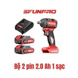  Máy vặn bu lông dùng pin 20V SFUNPRO S20 M350A 2A 