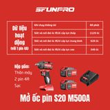  Máy vặn bu lông dùng pin 20V SFUNPRO S20 M500A 