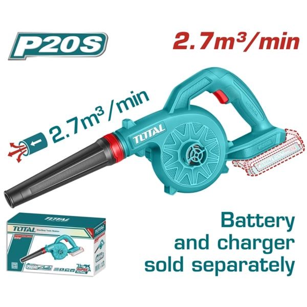  Máy Thổi Bụi Dùng Pin Total TABLI2078 20V 162 m³/h (Chưa Pin & Sạc) 