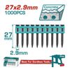Hộp 1000 đinh bắn bê tông liên tục 27x2.9mm Total TAC02271