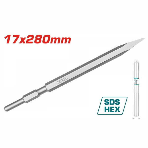 Mũi đục nhọn lục giác 17x280mm Total TAC153171 