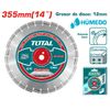 Đĩa cắt bê tông hàn laser 355mm Total TAC2113552