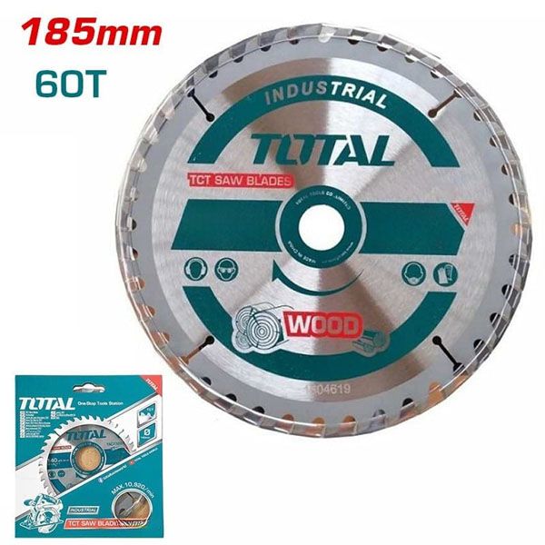  Lưỡi cưa gỗ TCT 185mm 60T Total TAC231443 