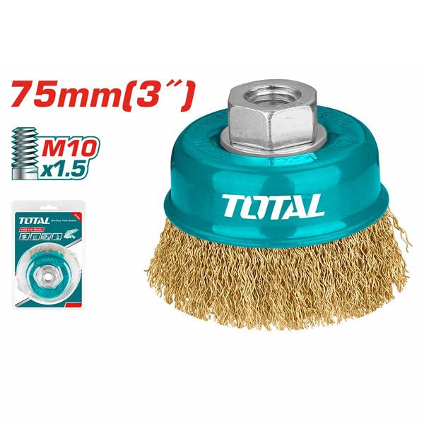  Chén cước đánh gỉ thau 75mm Total TAC31031.2 