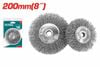 Bánh cước thép mạ kẽm 200x16mm Total TAC3608