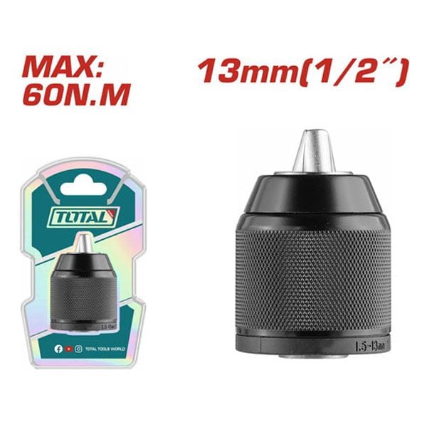  Đầu khoan sắt tự động 13mm Total TAC4513201 