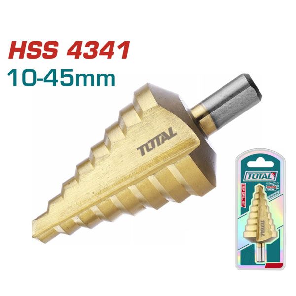  Mũi khoan bậc thang 10-45mm Total TAC75104501 
