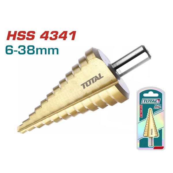  Mũi khoan bậc thang 6-38mm Total TAC7563801 