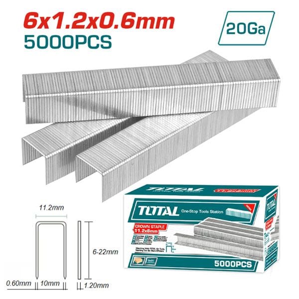  Đinh J10 chữ U 6mm Total TAC920062 