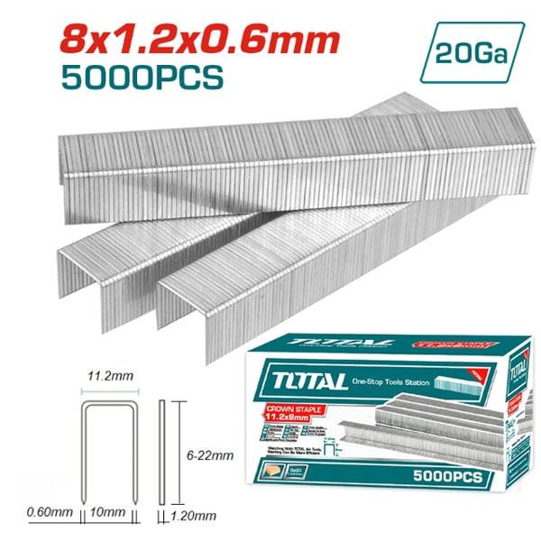  Đinh J10 chữ U 8mm Total TAC920082 