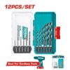 Bộ 12 mũi khoan kim loại HSS Total TACSDL11206