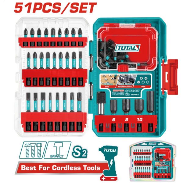  Bộ 51 mũi bắt vít đa năng Total TACSDL25106 