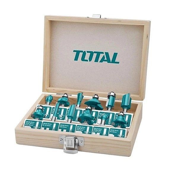  Bộ 12 mũi phay gỗ 12.7mm Total TACSR0102121 
