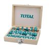 Bộ 12 mũi phay gỗ 6.35mm Total TACSR0104121