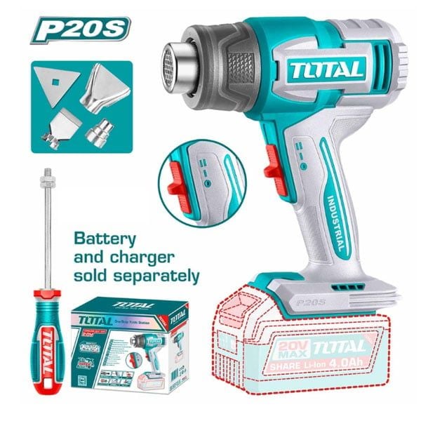 Máy khò hơi nóng dùng pin 20V Total TBLI2006