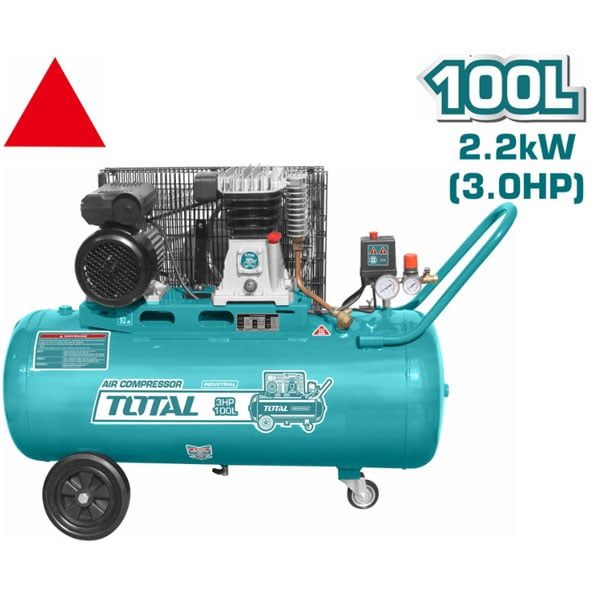  Máy nén khí dây curoa 2.2KW bình 100L Total TC1301006 