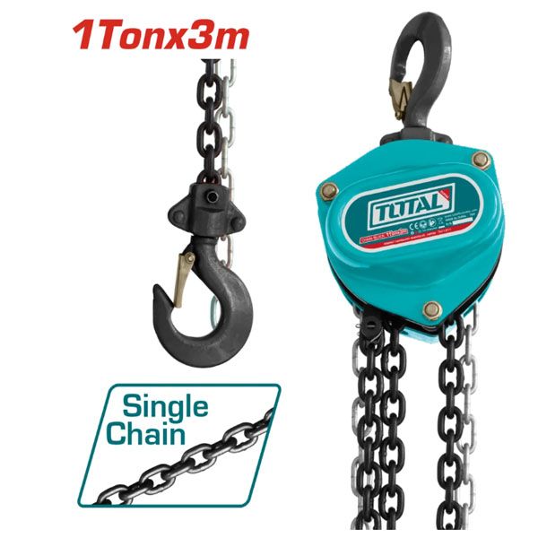  Pa lăng xích kéo tay 1 tấn 3 mét Total TCBK0201 