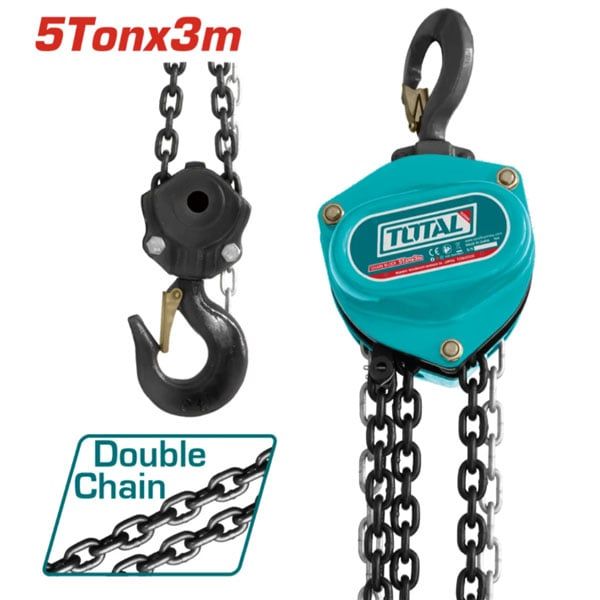  Pa lăng xích kéo tay 5 tấn 3 mét Total TCBK0205 