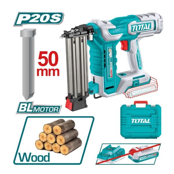  Máy bắn đinh F15-F50 dùng pin 20V Total TCBNLI5005 