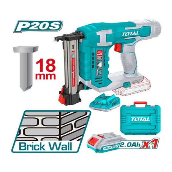  Máy bắn đinh bê tông 18mm dùng pin 20V Total TCSTLI3808 