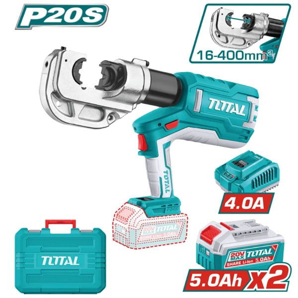  Máy ép cos thủy lực dùng pin 20V Total TCTLI2005 