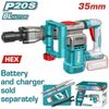 Máy đục bê tông dùng pin 20V Total TDBLI20358