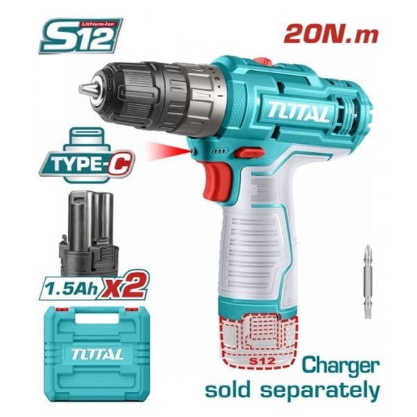  Máy khoan dùng pin 12V Total TDLI12206 