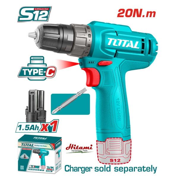  Máy khoan dùng pin 12V Total TDLI12456 