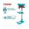 Máy khoan bàn 750W Total TDP207505 (20mm)