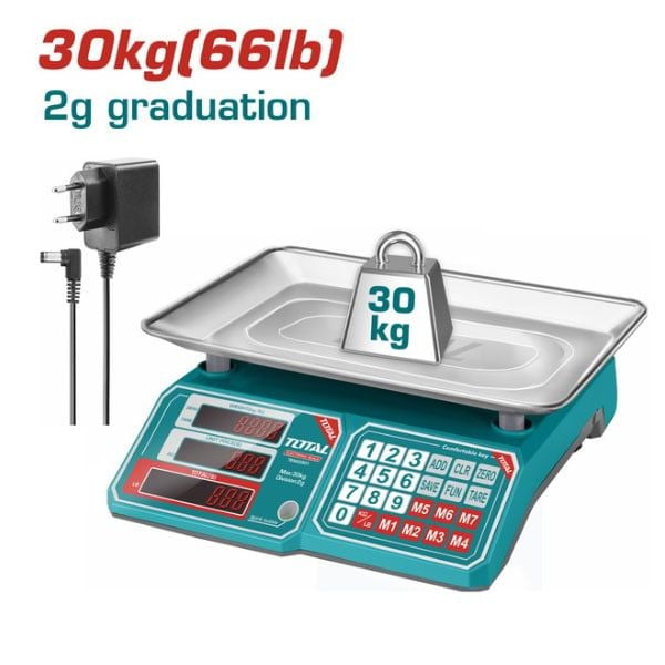  Cân điện tử 30kg Total TESA3301 